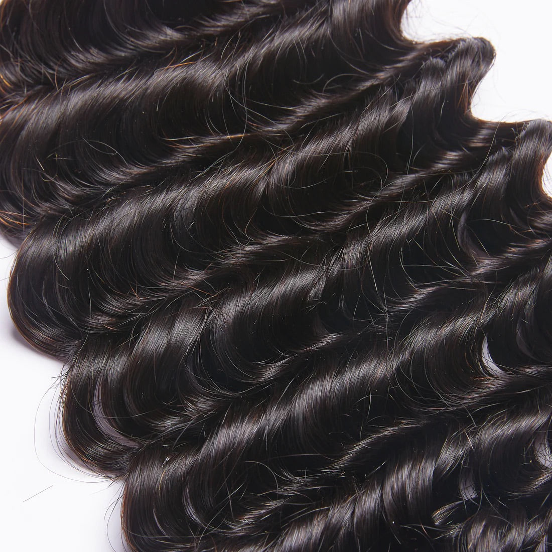 close up image, deep wave hair